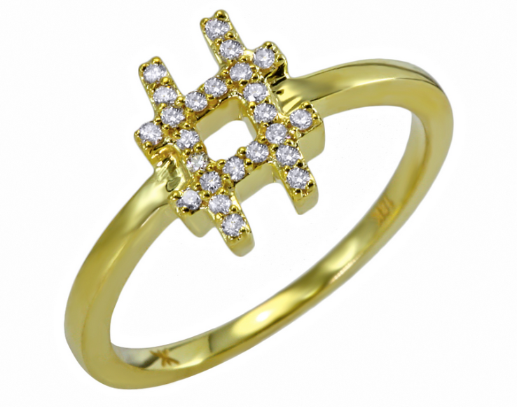 Why Does This Diamond Hashtag Ring Exist