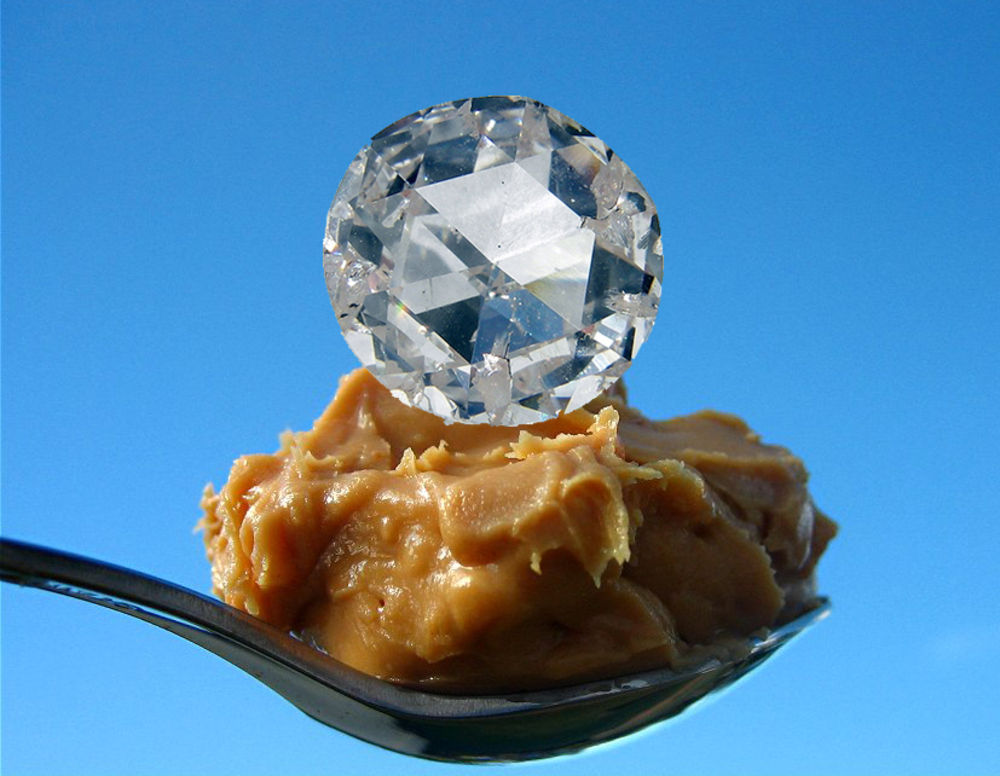 How to Make a Diamond from Scratch - With Peanut Butter