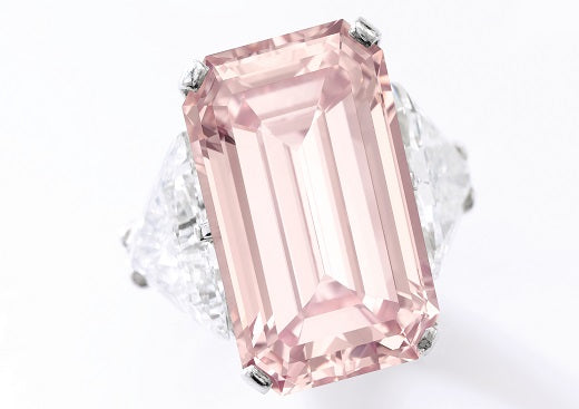 A Stunning Step-Cut Fancy Intense Pink Diamond Sold at Sotheby's