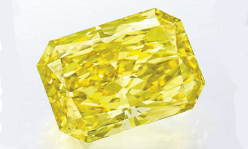 Vivid Yellow Shines at Auction