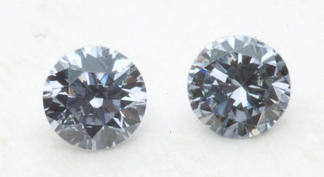 Blue brilliant cut diamonds