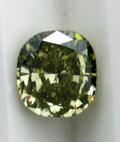 a natural green diamond