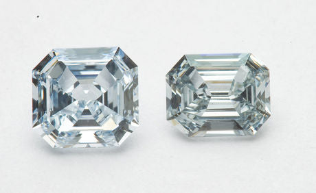 Blue diamonds