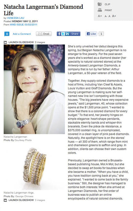 Natacha Langerman's Diamond Life