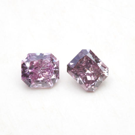 Purplish pink diamonds