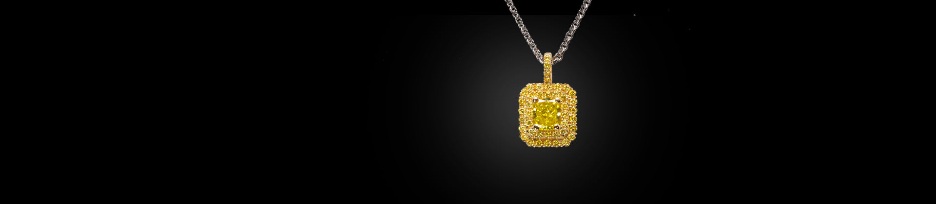 Natural Color Diamond Necklaces