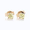 Yellow Diamond Stud Earrings