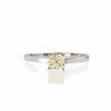 Yellow Solitaire Ring