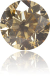 Natural Brown Diamond Round 3.00 ct Polished