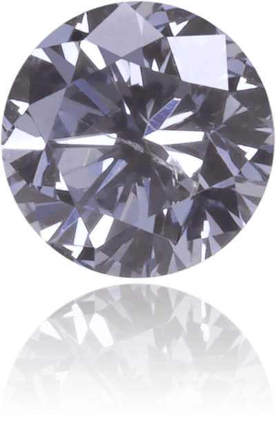 Natural Purple Diamond Round 0.10 ct Polished