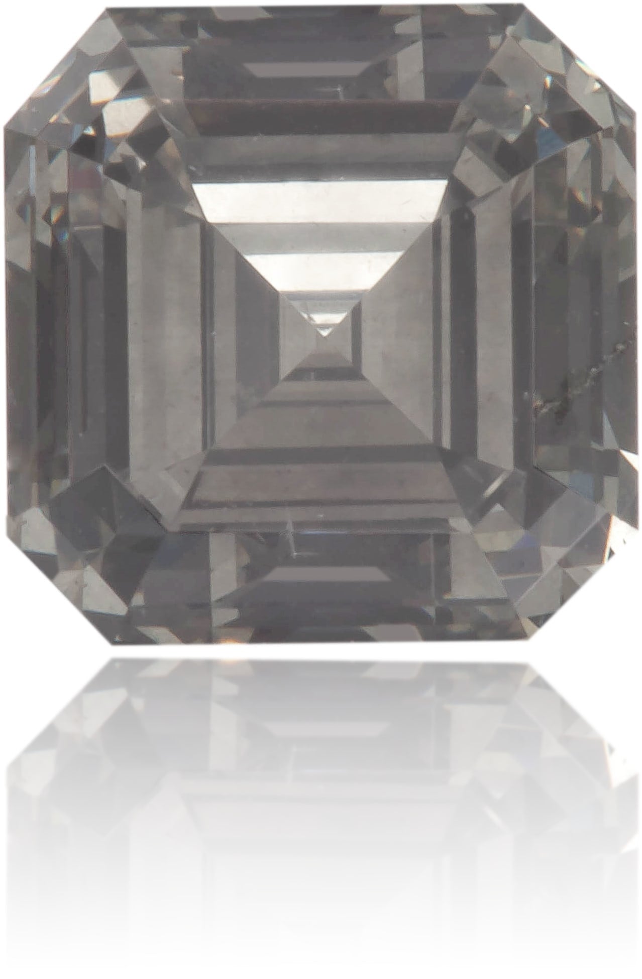 Natural Gray Diamond Square 1.02 ct Polished