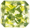 Natural Green Diamond Square 0.18 ct Polished