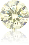 Natural Yellow Diamond Round 1.13 ct Polished