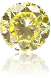 Natural Yellow Diamond Round 0.40 ct Polished