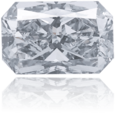 Natural Blue Diamond Rectangle 0.44 ct Polished