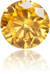 Natural Yellow Diamond Round 0.50 ct Polished