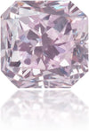 Natural Purple Diamond Square 0.52 ct Polished