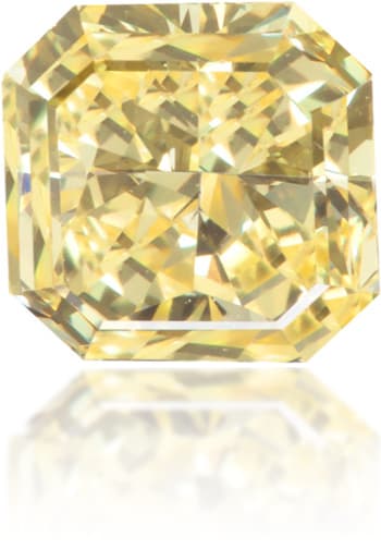 Natural Yellow Diamond Square 0.84 ct Polished