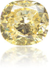 Natural Yellow Diamond Square 0.90 ct Polished