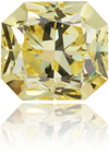Natural Yellow Diamond Rectangle 1.00 ct Polished