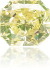 Natural Green Diamond Square 1.02 ct Polished