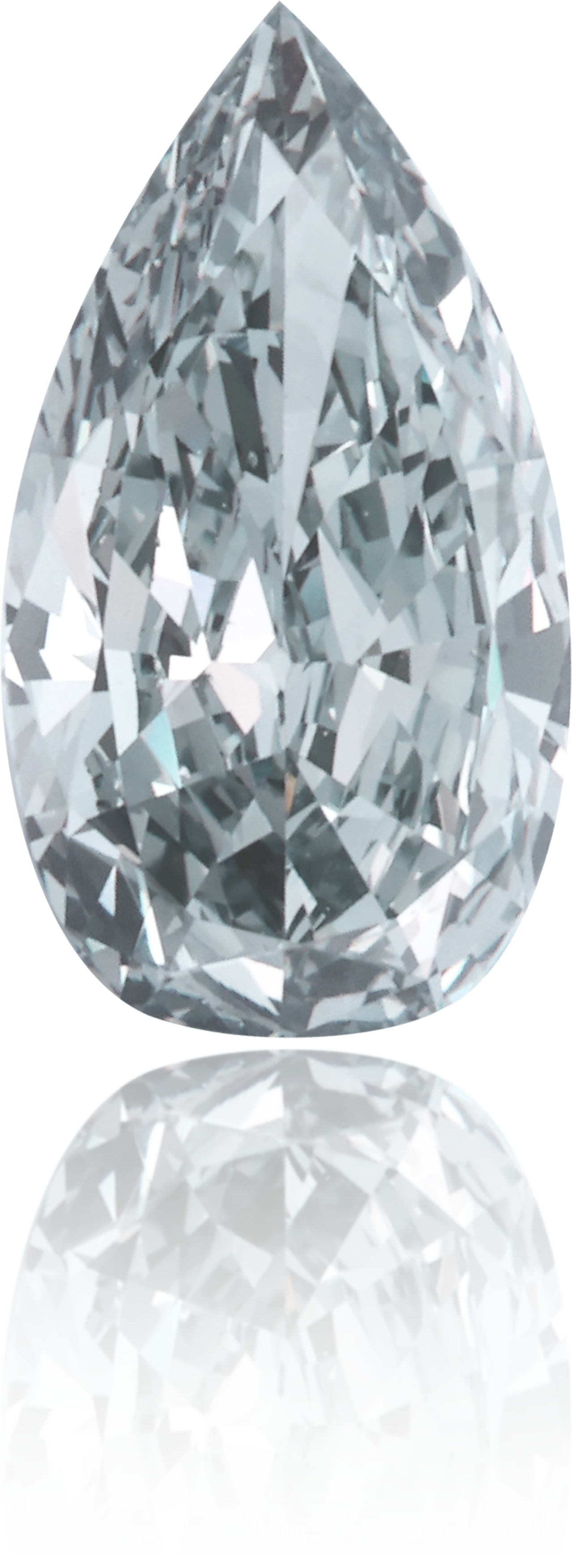 Natural Blue Diamond Pear Shape 1.03 ct Polished