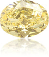 Natural Yellow Diamond Oval 1.03 ct Polished