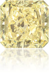Natural Yellow Diamond Square 1.09 ct Polished
