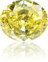 Natural Yellow Diamond Cushion 1.13 ct Polished
