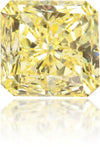 Natural Yellow Diamond Square 1.14 ct Polished