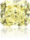 Natural Yellow Diamond Square 1.53 ct Polished