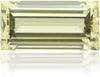 Natural Yellow Diamond Rectangle 1.72 ct Polished