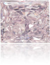 Natural Pink Diamond Rectangle 1.74 ct Polished
