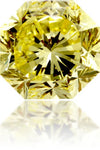 Natural Yellow Diamond Octagon 1.84 ct Polished
