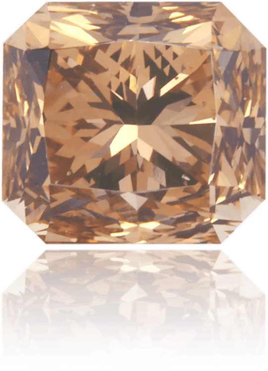 Natural Brown Diamond Square 2.27 ct Polished