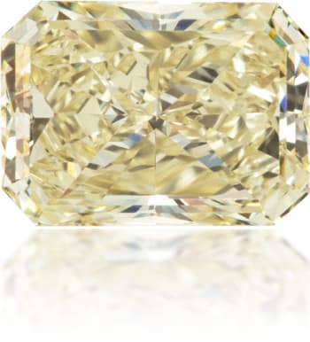 Natural Yellow Diamond Rectangle 2.78 ct Polished
