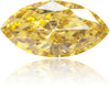 Natural Orange Diamond Marquise 0.14 ct Polished