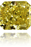 Natural Yellow Diamond Square 2.51 ct Polished