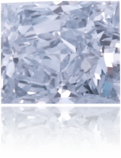 Natural Blue Diamond Rectangle 0.54 ct Polished