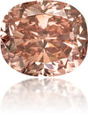 Natural Pink Diamond Cushion 0.48 ct Polished