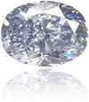 Natural Blue Diamond Oval 0.18 ct Polished
