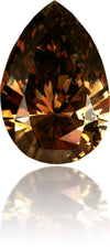 Natural Brown Diamond Pear Shape 2.54 ct Polished