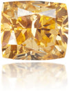 Natural Orange Diamond Square 0.17 ct Polished