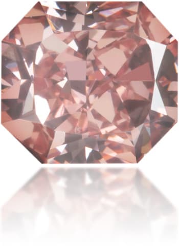 Natural Pink Diamond Rectangle 0.64 ct Polished