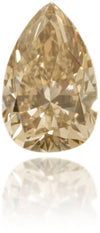 Natural Brown Diamond Pear Shape 0.83 ct Polished