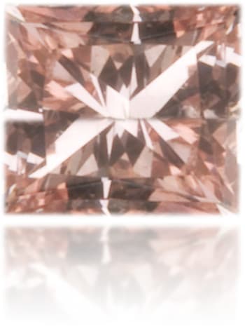 Natural Pink Diamond Rectangle 0.13 ct Polished