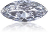 Natural Blue Diamond Marquise 0.12 ct Polished