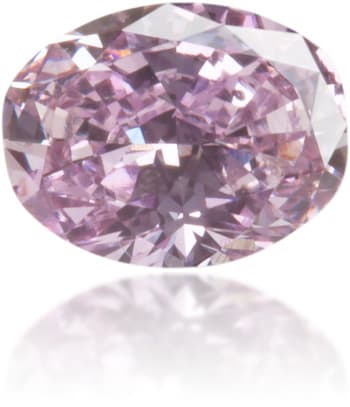 Natural Purple Diamond Oval 0.27 ct Polished