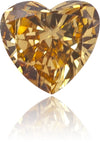 Natural Brown Diamond Heart Shape 0.21 ct Polished