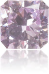 Natural Purple Diamond Square 0.12 ct Polished